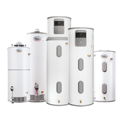 Range of American Standard Residential Water Heaters, including Heat Pump Water Heaters, Electric Water Heaters, and Gas Water Heaters. Some Lowboy Water Heater Options.